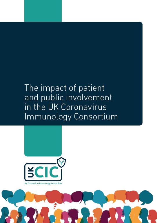 Report front cover: The impact of patient and public involvement in the UK-CIC