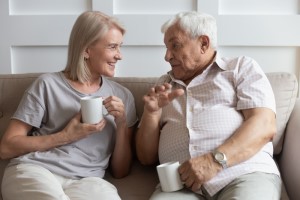 Older people talking